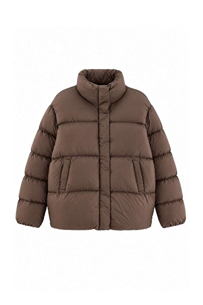 Trendyol Collection Petite Mink Oversize Puffer Coat Twoaw27Mo00146