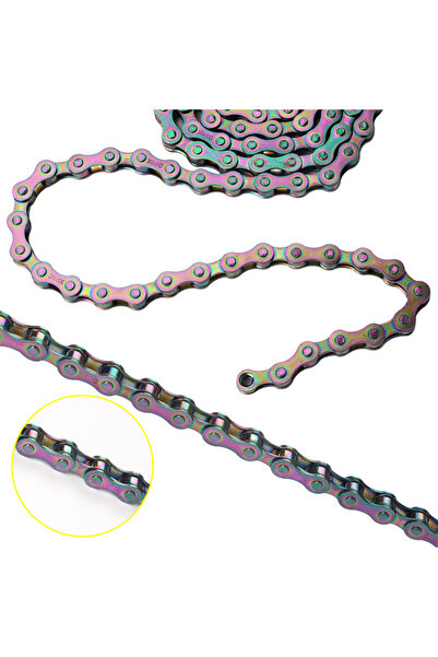 Choice 1S Rainvbow 1Speed Bicycle Chain,Rainbow Color,Single Speed Bike Chain...