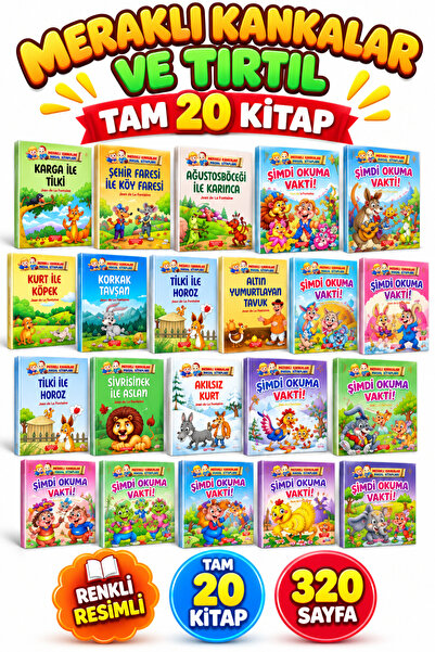 Genel Markalar 1. ve 2. Sınıflar İçin Tavsiyeli Kolay Okuma Hikaye Kitaplar K...