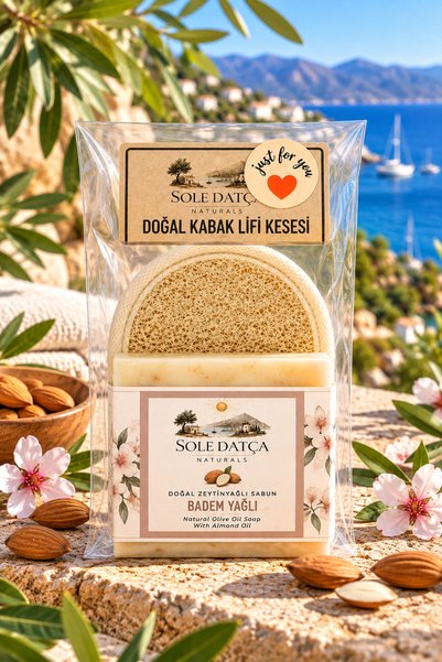 SOLE DATÇA PEELİNG VE BADEMYAĞLI KATI SABUN(SET)