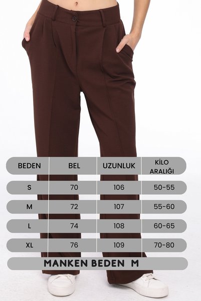 T SteepRockt Women's Palazzo Trousers Oversize Cut