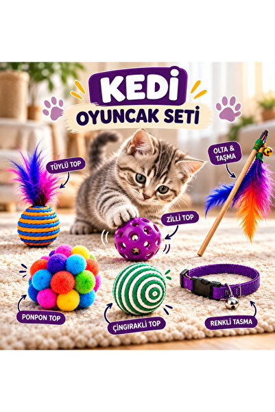 yalıpet oyuncak Top , Tüylü Top , Ponpon Top , Çıngıraklı Top ,renkli Top , O...