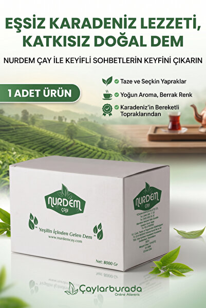 Nurdem Çay Nurdem Demlik Poşet Çay 8 Kg