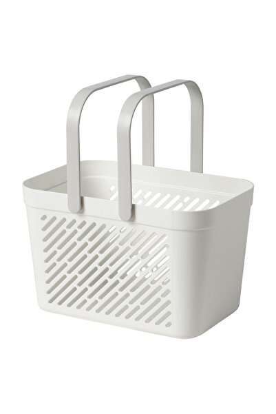 IKEA 2 Adet Beyaz Sepet Çok Amaçlı Banyo Sepeti Duş Sepeti Banyo Düzenleyici ...