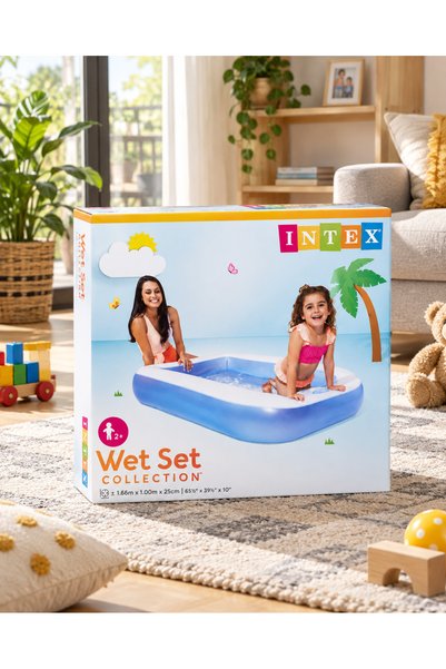 OEM Piscină gonflabilă Intex pentru copii, Albastru
