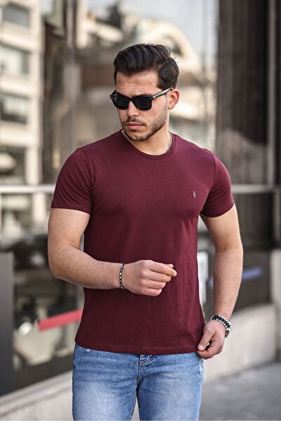 COMBİNE MİCHAİL Men's 100% Cotton Breathable Crew Neck Standard Fit Regular F...