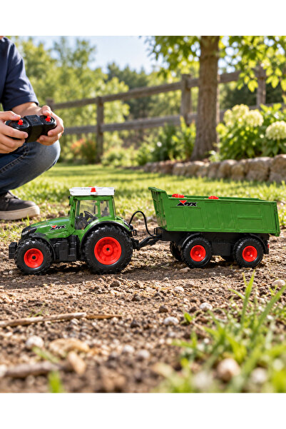 OEM „Farm Tractor” – tractor de jucărie cu telecomandă, ideal pentru copii. I...