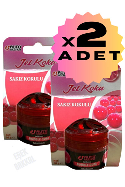 AutoDeepen 2li Sakız Kokulu Jel Koku Oto Ve Oda Koku Araç Araba Kokusu Oda Ko...
