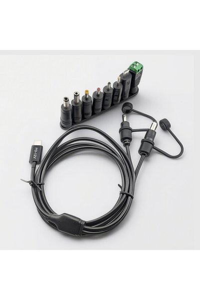 Choice1 كابل طاقة جديد 8DC ثنائي المنافذ إلى USB-C من النوع C بتقنية الشحن ال...