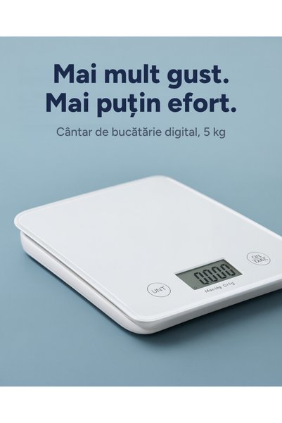 OEM Cântarul de bucătărie Kitchen Scale este ajutorul perfect pentru gătit precis și fără efort