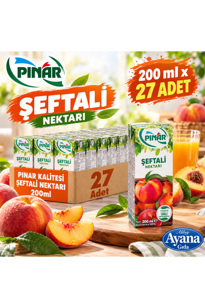 Pınar Şeftali Meyve Suyu 200 ml