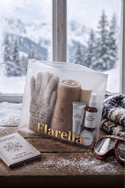 Flarella Şeffaf Fermuarlı Çok Amaçlı Düzenleyici Çanta 30x20 cm - Makyaj, Sey...