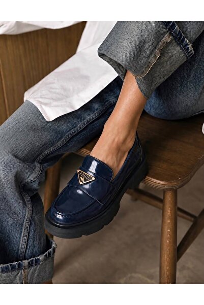 öz se shoes Γυναικεία παπούτσια Loafer από γνήσιο δέρμα Roger