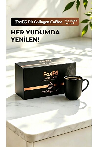 Foxf6 Fit Collagen Coffee Filter Kahve 30 Saşe