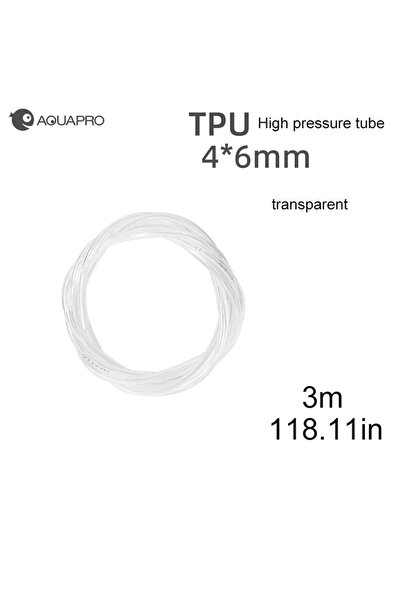 Choice1 TPU Transparent AQUAPRO High Pressure Air Hose CO2 Pipe Carbon Dioxid...