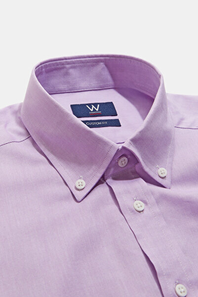 W Collection LİLA UZUN KOLLU GÖMLEK