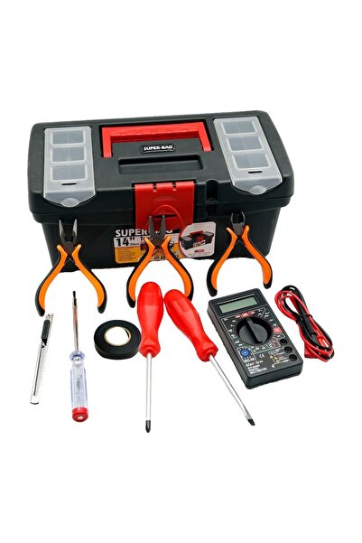 Hesaplı Hırdavat Meslek Lisesi Elektrik Elektronik 10 Parça Alet Çantası Seti