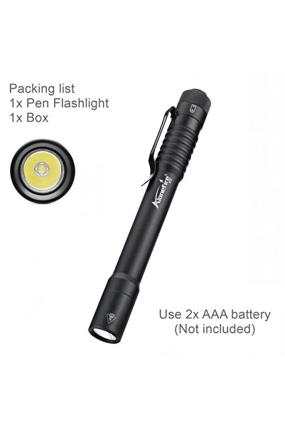 Choice Black Alonefire P72 LED Portable Mini Small Penlight Flashlight Alumin...