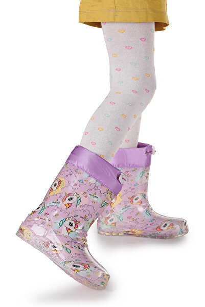 Kiko Kids Savana Su Geçirmez Kız Çocuk Yağmur Çizmesi