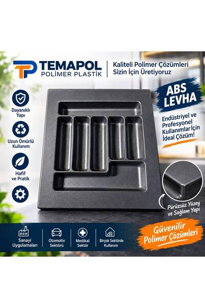 Tema ABS Kaşıklık Antrasit