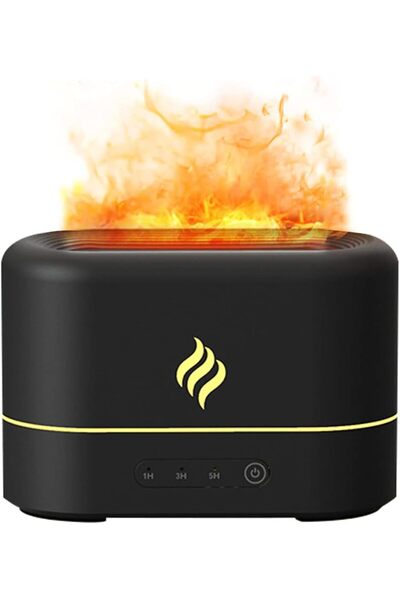 Arabest جهاز نشر العطور ومرطب الهواء بتأثير اللهب، مع 7 ألوان إضاءة LED، 3 إع...