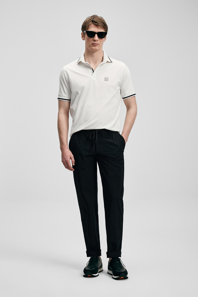 Lufian Daxon Smart Erkek Chino Pantolon Slim Fit Siyah