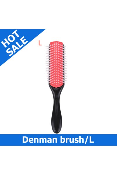 Choice L 9-Row Detangling Hair Brush Detangler Hairbrush Scalp Massager Strai...