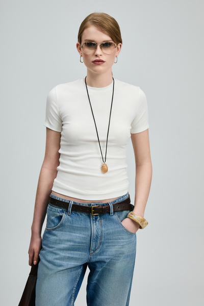 Lufian Hilton Women's T-Shirt Off-White
