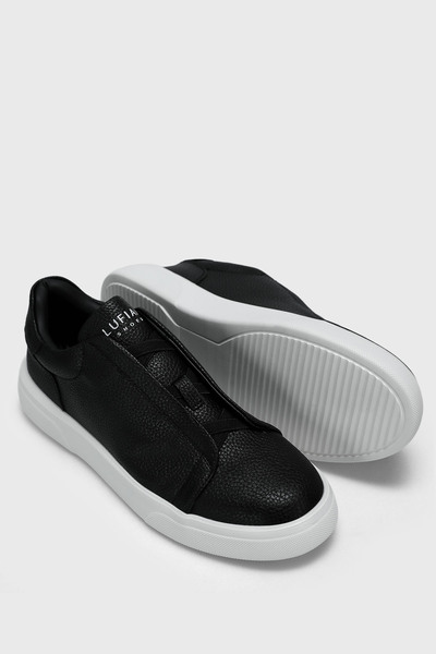 Lufian Dante Erkek Deri Sneaker Ayakkabı Siyah