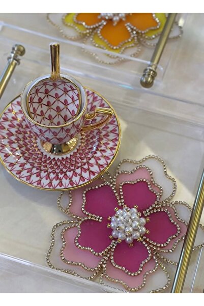 Rose Atelier Bursa Taşlı Sunum Peçetesi 6lı -Zümra