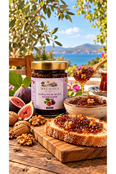 SOLE DATÇA CEVİZLİ İNCİR REÇELİ 400 GR