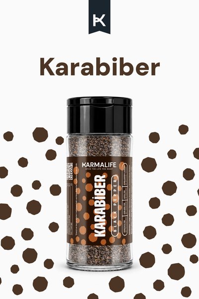 karmalife Karabiber Toz 50 g – Işınlamasız, Katkısız Baharat