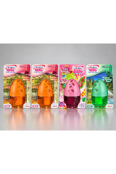 clean stoff Küre-kavanoz Koku Kavun-sakız-odunsu-okyanus- 100ml 4adet