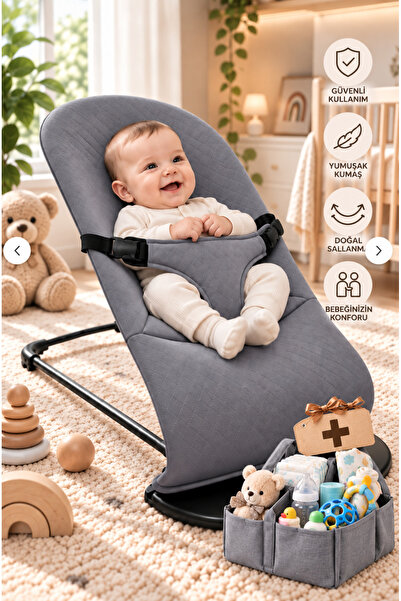 Nordhaus Ana Kucağı Sallanır Üç Kademeli Katlanabilir Cotton + Anne Bebek Bak...