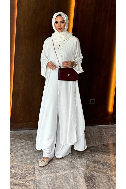 sevannaluxurydesign Parçalı yırtmaçlı tunik & pantolon takım