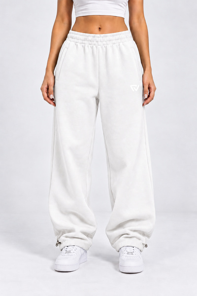Fer Valiant Unisex φαρδιά φούτερ παντελόνια με ριμπ ραφές