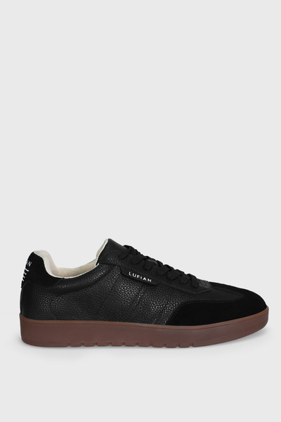 Lufian Brıan Erkek Deri Sneaker Ayakkabı Siyah