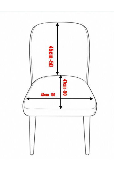 uzhanem büyük Oval sandalye kılıfı, sandalye örtüsü