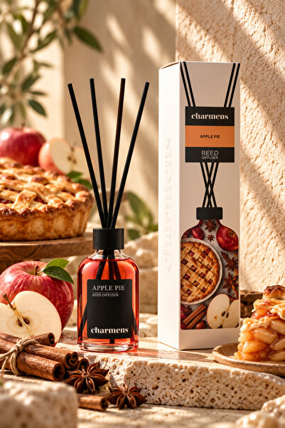 Apple Pie Luxury Edition Yılbaşı Özel Bambu Çubuklu 110ml Oda ve Ortam Kokusu