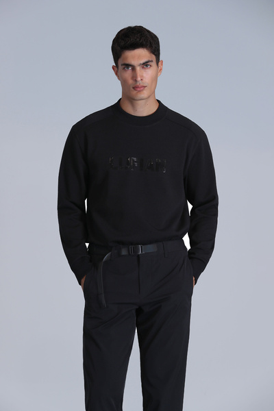 Lufian Luther Erkek Sweatshirt Siyah