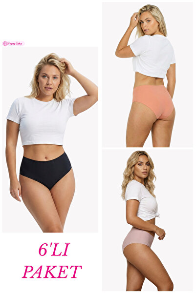 Newlilla 308 High Waist Laser Pack of 6 Bato Panties