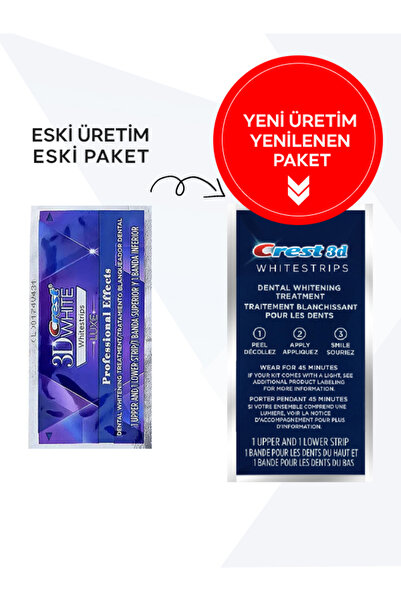 CREST 3d Crest Whitestrips Professional Effects 20 Paket (diş Beyazlatma Bant...
