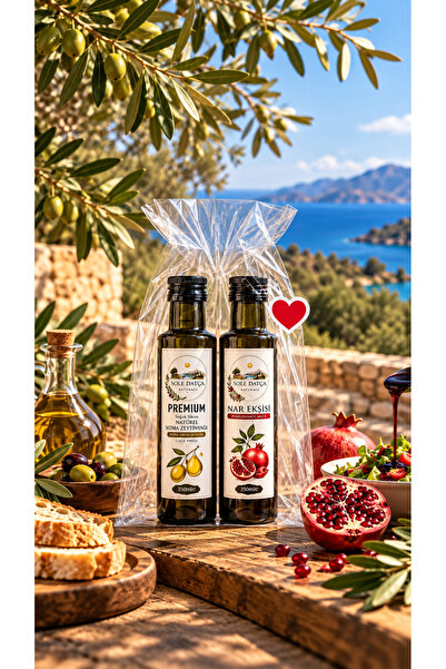 SOLE DATÇA Nar ekşisi 310 gr&Premıum zeytinyağı 250 ml ikili set