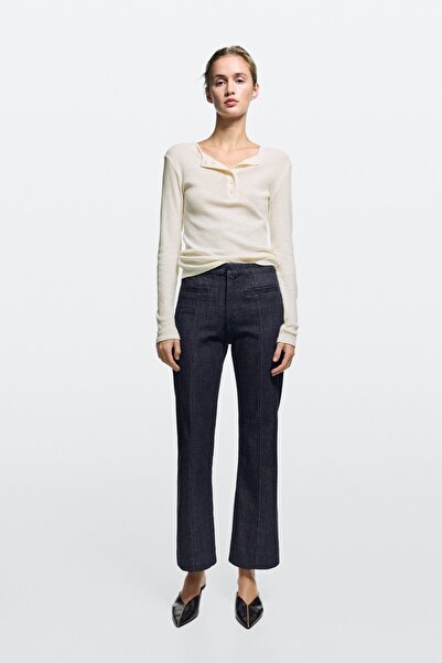 Massimo Dutti Çan kesim, cep detaylı jean
