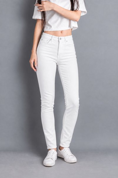 MY ARJA JEANS BLUGI DE DAMĂ CU TALIE ÎNALTĂ, CU EFECT DE MODELARE, DIN DENIM ...