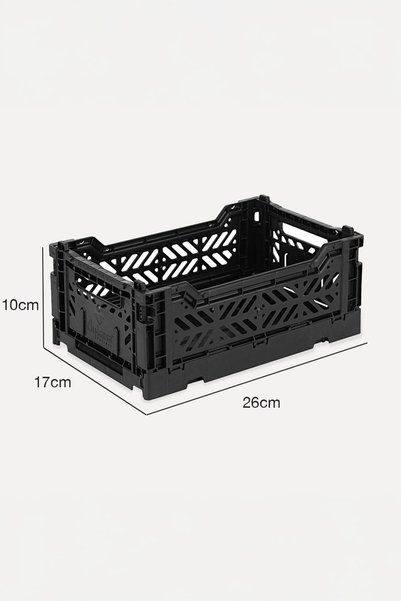 Aykasa 261710 Minibox Siyah Katlanabilir Kasa