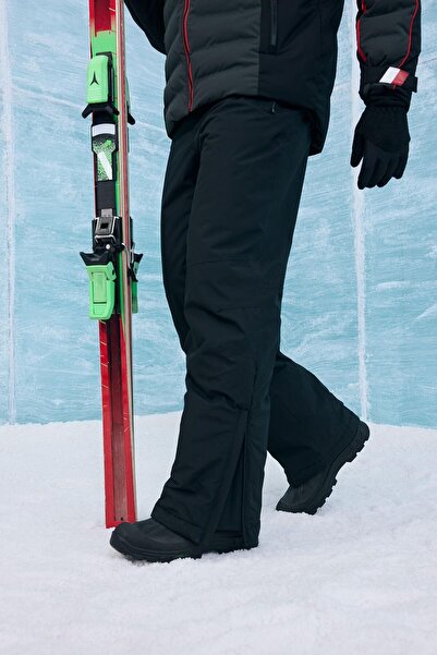 DeFacto Windproof Regular Fit Zippered Waterproof Ski Pants D0011Ax24Wn