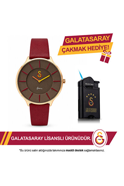 Galatasaray Lisanslı Kol Saati U14251 - GS Çakmak Hediyeli