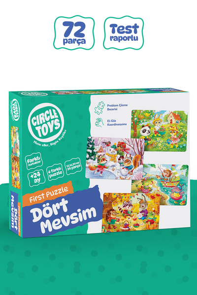 Circle Toys 4 Mevsim Puzzle