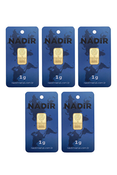 Topaloğlu 5 Adet 1 Gram Nadir Gram Altın